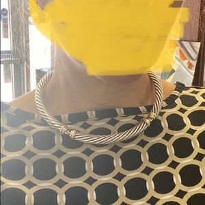 Silver and gold 14k Jewelry David Yurman Desing